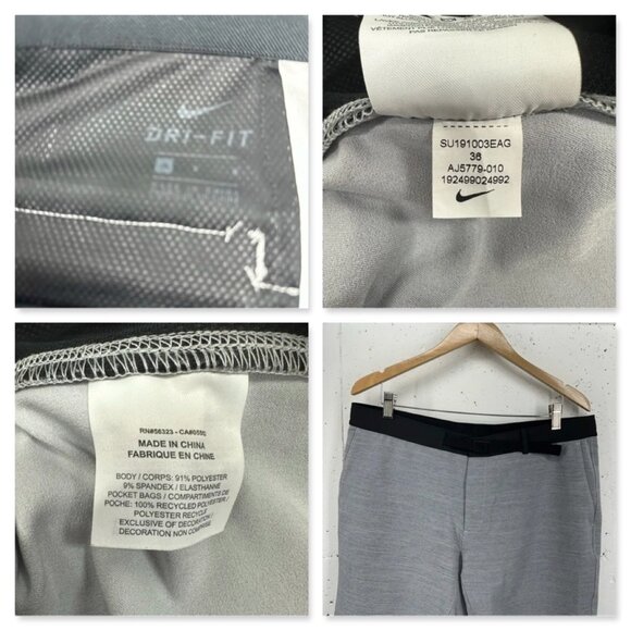 Lot of 4 Nike Men’s size 36 Plaid Tan White Gray Green Shorts - Picture 16 of 16